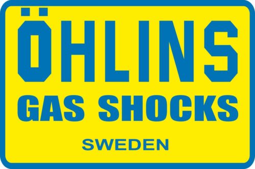 Наклейка логотип OHLINS-GAS-SHOCKS