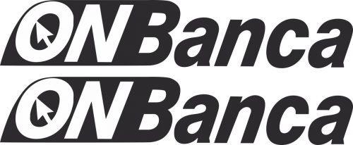 Наклейка логотип ONBANCA