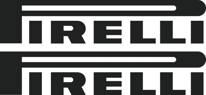 Наклейка логотип PIRELLI-WIDE