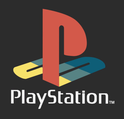 Наклейка логотип PLAYSTATION-2