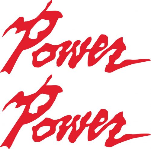 Наклейка логотип POWER