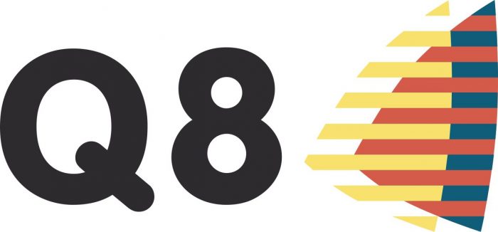 Наклейка логотип Q8OILS