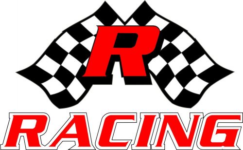 Наклейка логотип RACING-FLAGS