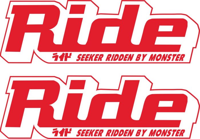 Наклейка логотип RIDE