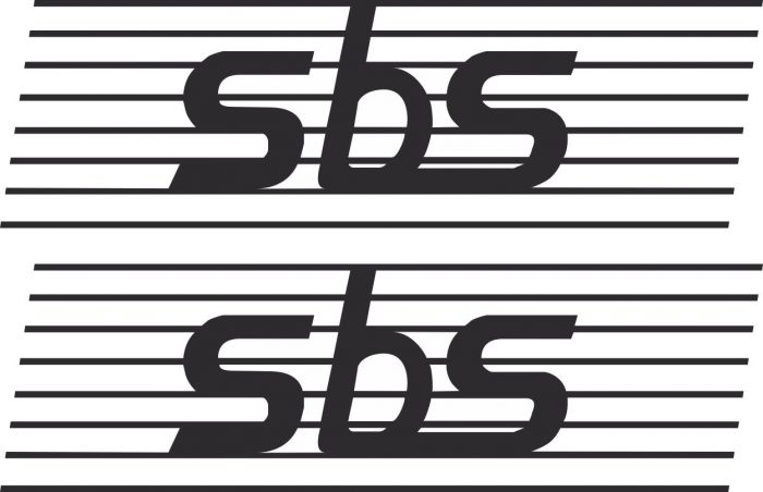 Наклейка логотип SBS