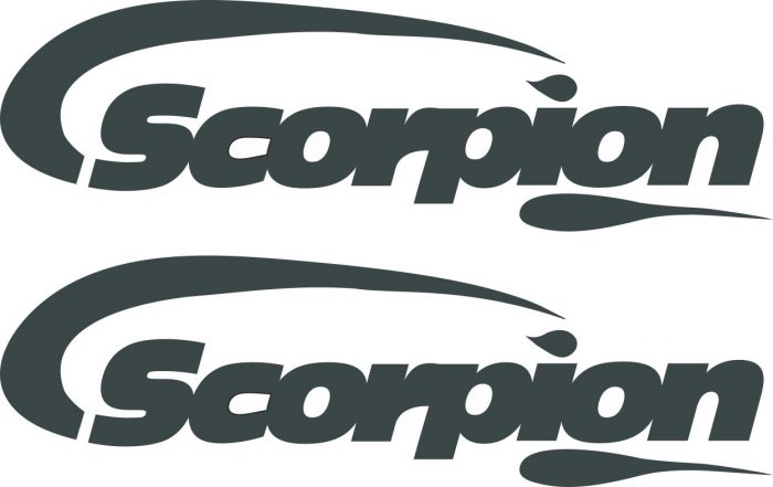 Наклейка логотип SCORPION