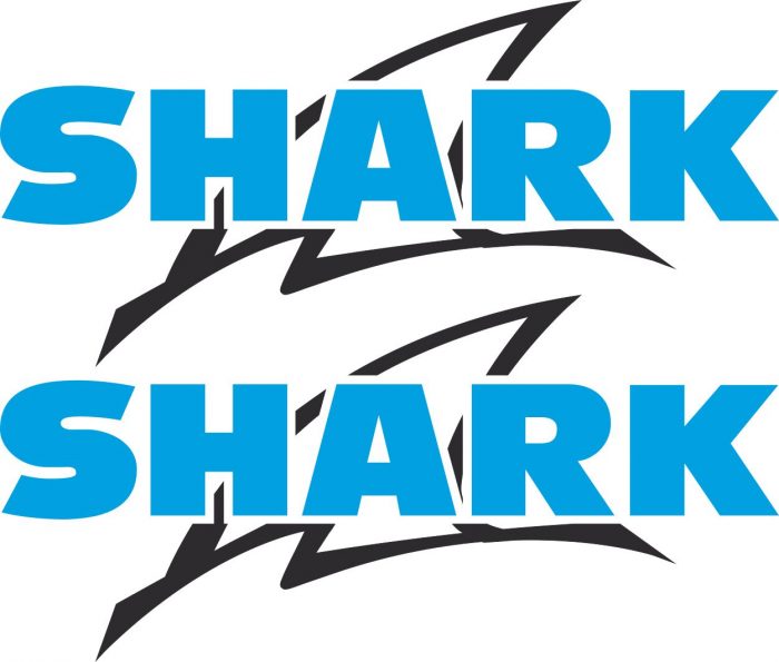 Наклейка логотип SHARK
