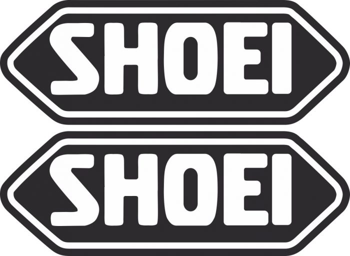 Наклейка логотип SHOEI-BLACK