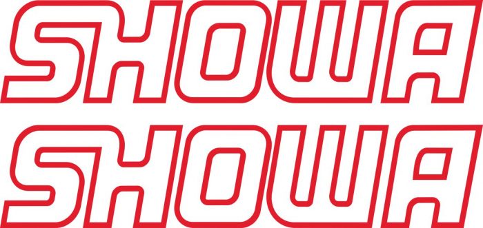 Наклейка логотип SHOWA-RED