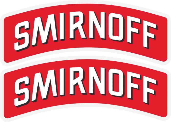 Наклейка логотип SMIRNOFF