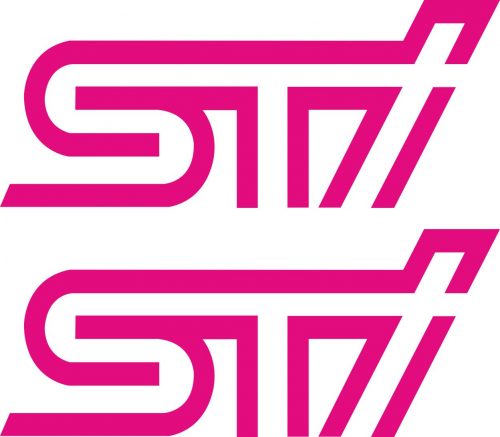 Наклейка логотип SUBARU-STI