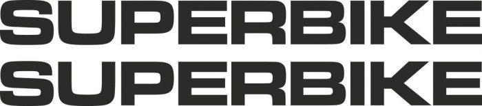 Наклейка логотип SUPERBIKE