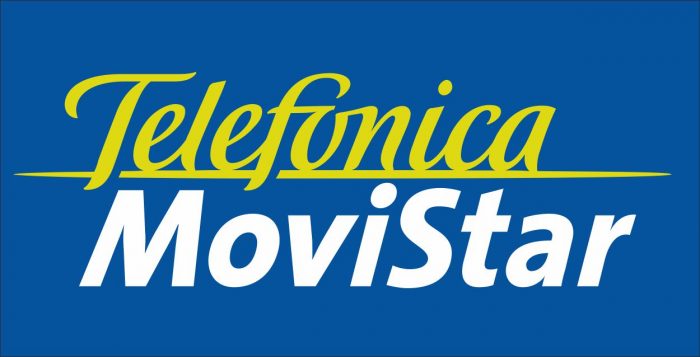 Наклейка логотип TELEFONICA-MOVISTAR