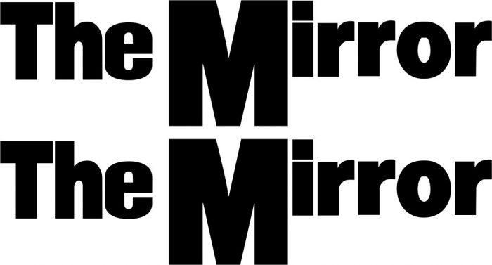 Наклейка логотип THEMIRROR