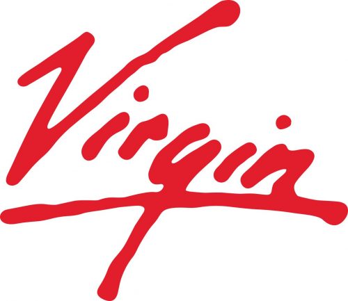 Наклейка логотип VIRGIN