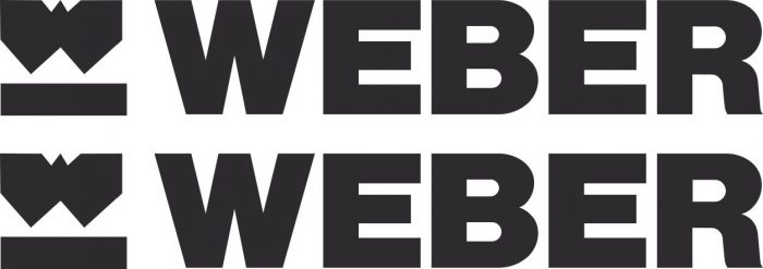 Наклейка логотип WEBER
