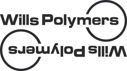 Наклейка логотип WILLS-POLYMERS
