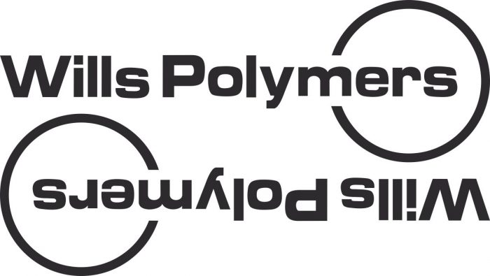 Наклейка логотип WILLS-POLYMERS