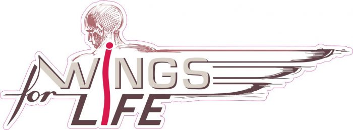 Наклейка логотип WINGS-FOR-LIFE