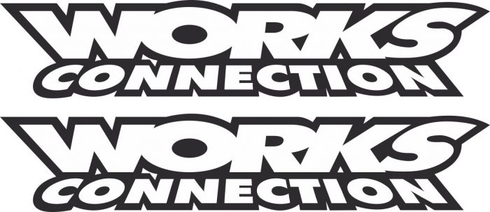 Наклейка логотип WORKS-CONNECTION