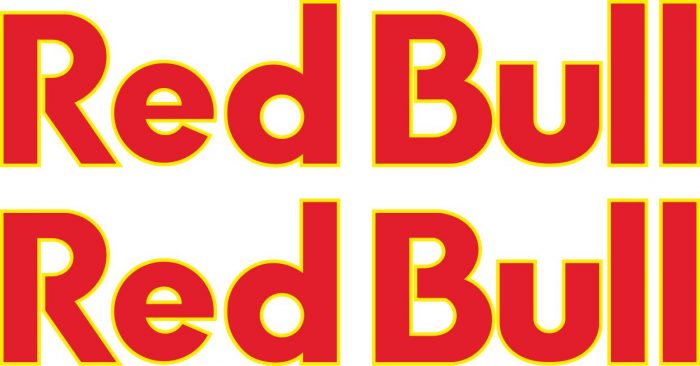 Наклейка логотип RED-BULL