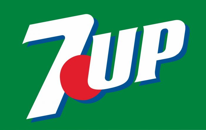 Наклейка логотип 7UP