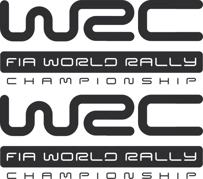 Наклейка логотип WRC-FIA-WORLD-RALLY