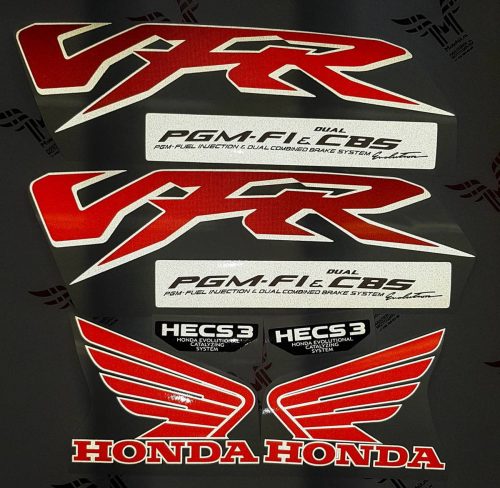 Светоотражающий комплект наклеек на Honda VFR