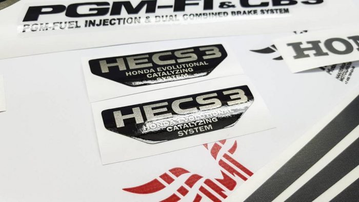 Улучшенный комплект наклеек на Honda VFR
