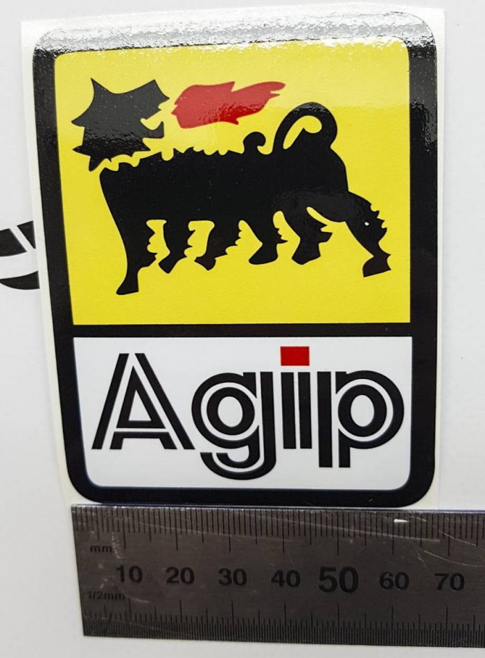 Наклейка с логотипом AGIP 6см