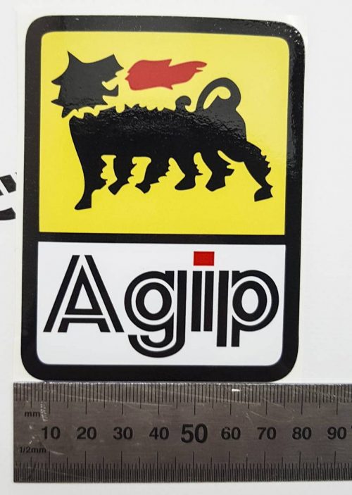 Наклейка с логотипом AGIP 7см