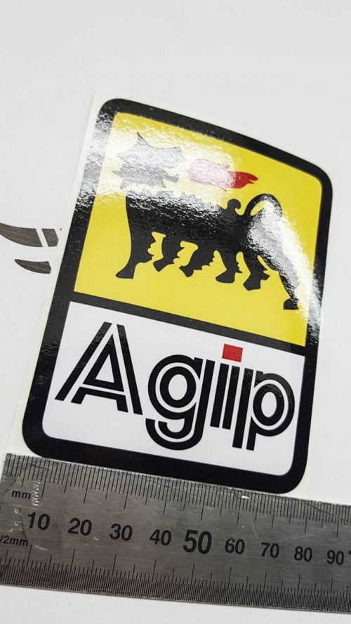 Наклейка с логотипом AGIP 7см