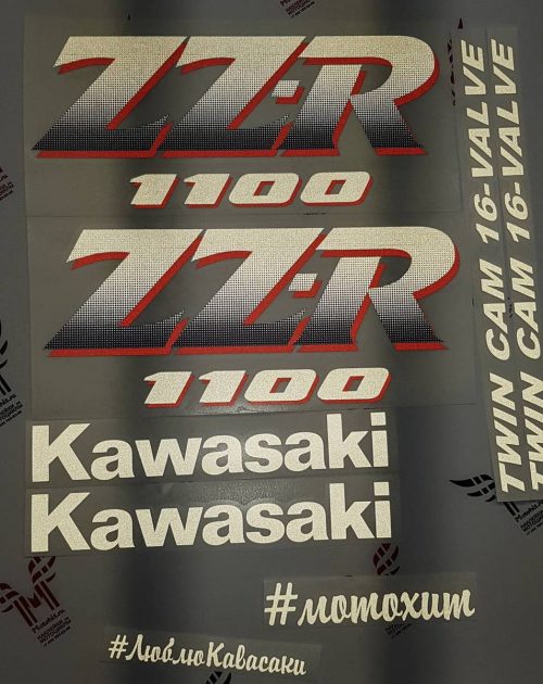 Комплект наклеек Kawasaki ZZR-1100 1990-1991