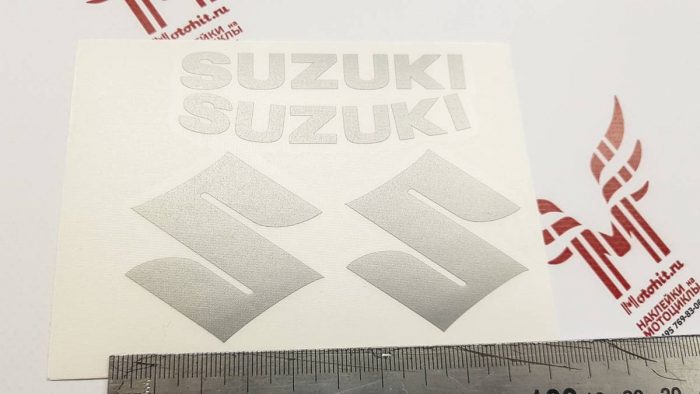 Набор надписей и лого Suzuki