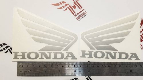 Наклейка крылья Honda 11см