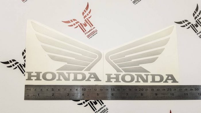 Наклейка крылья Honda 13см