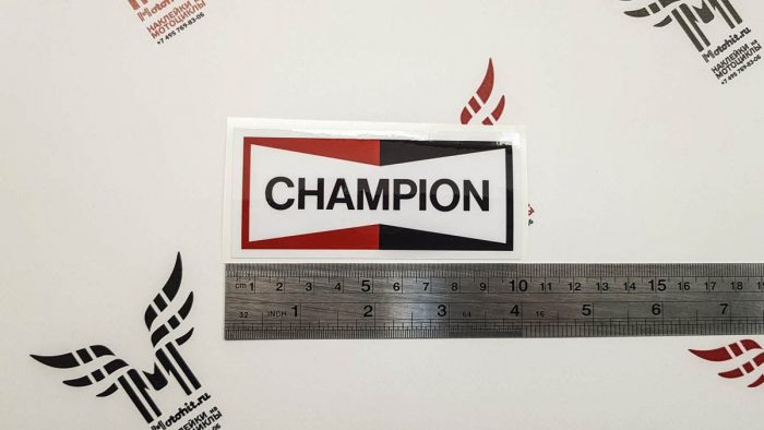 Наклейка с логотипом CHAMPION