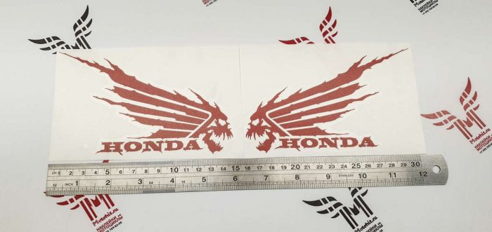 Крылья на бак Honda Черепа