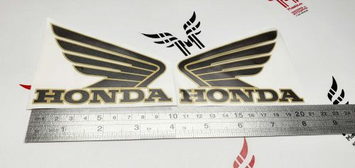 Комплект крыльев Honda 10см с золотым кантом