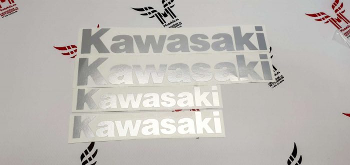 Комплект хром наклеек Kawasaki
