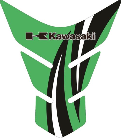 Объёмные 3D наклейки на бак Kawasaki 2-TANK-PAD-034