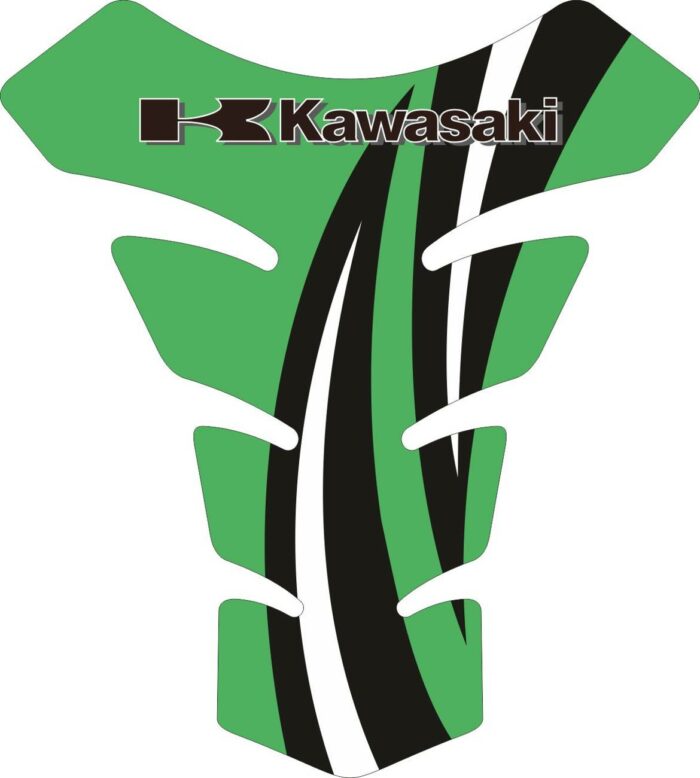 Объёмные 3D наклейки на бак Kawasaki 2-TANK-PAD-035