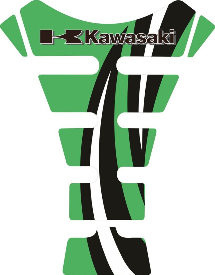 Объёмные 3D наклейки на бак Kawasaki 2-TANK-PAD-047