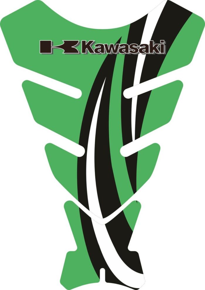 Объёмные 3D наклейки на бак Kawasaki 2-TANK-PAD-055