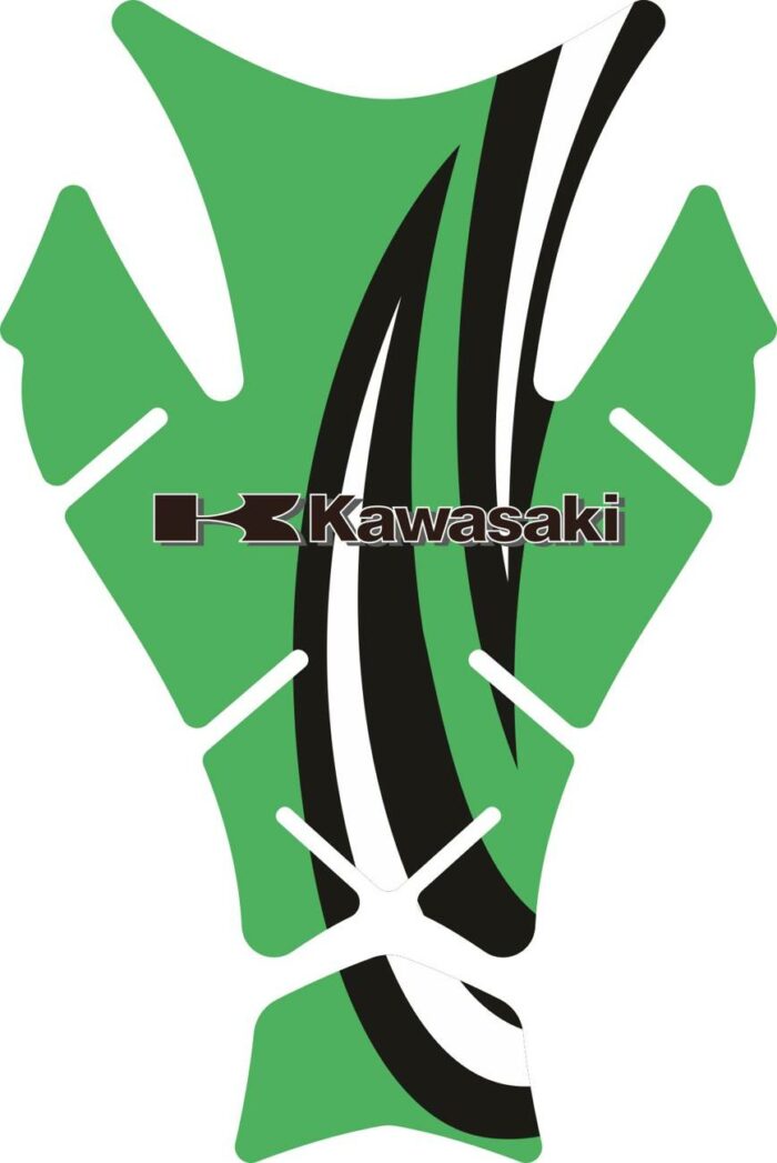 Объёмные 3D наклейки на бак Kawasaki 2-TANK-PAD-065