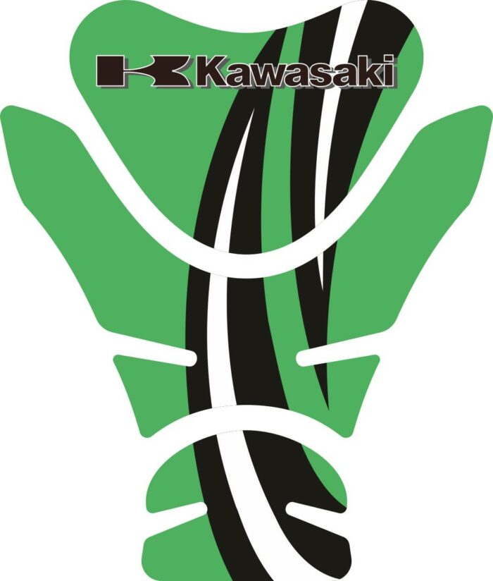 Объёмные 3D наклейки на бак Kawasaki 2-TANK-PAD-066