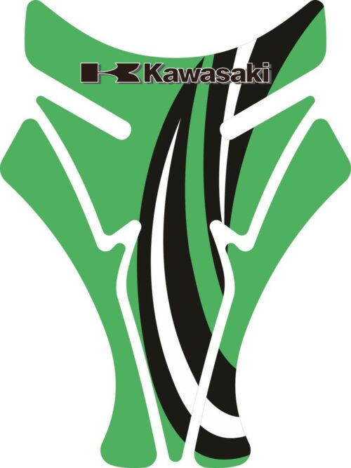 Объёмные 3D наклейки на бак Kawasaki 2-TANK-PAD-070