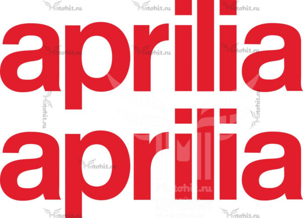 Наклейки Aprilia LOGO Thin