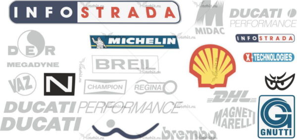 Комплект наклеек Aprilia INFOSTRADA UNIVERSAL