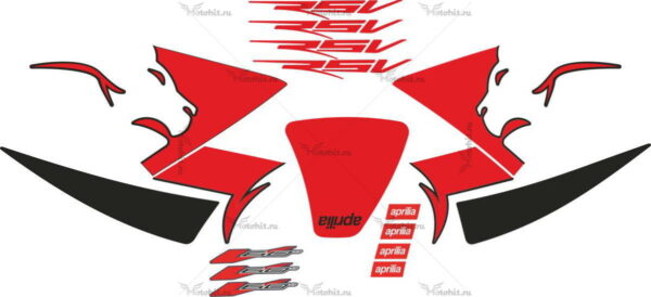 Комплект наклеек Aprilia RSV-MILLE 2007